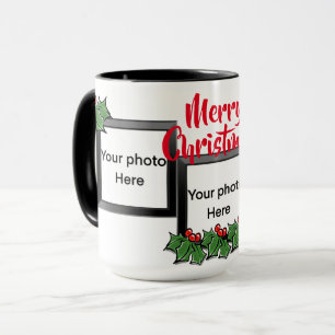 Foto på god jul helgdag cheer Holly Mugg