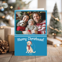 Foto på God jul i Blue Hund Illustration-familjen