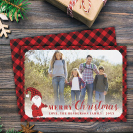 Foto på God jul i Rustic Cute Family Julkort