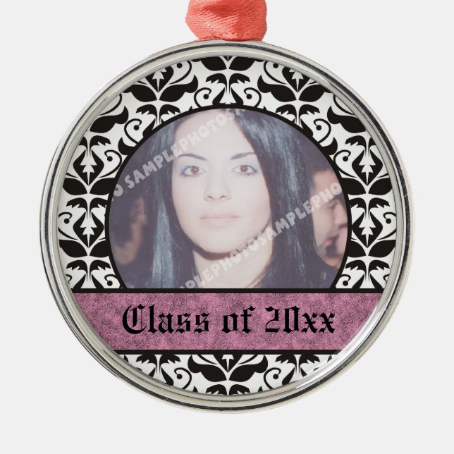 Foto på Grad Studenten damm 2012 Julgransprydnad Metall (Framsidan)