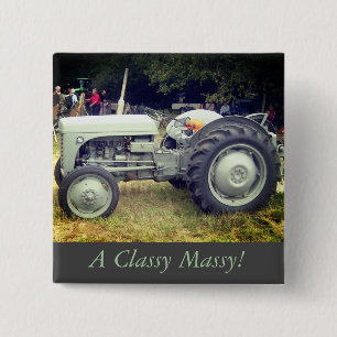 Foto på Grått massey fergison Traktor för vinta Knapp