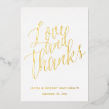 Foto på Guld Calligraphy kärlek och