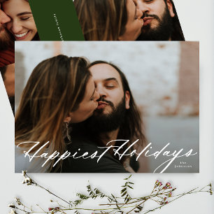 Foto på Happiest Helgdag-kort för Classy Collage F Julkort