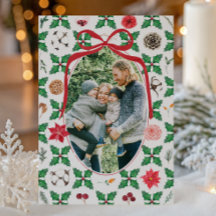 Foto på Heirloom Holly-blommor och grönska