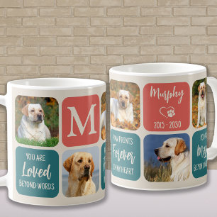 Foto på hund Memorial Gift Pet-förluståterförsäkri Kaffemugg