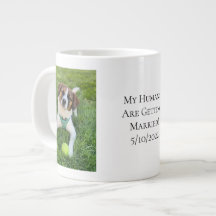 Foto på hund när min ägare gifter sig
