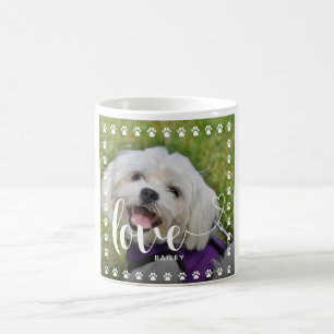 Foto på Hund Puppy Pet Puppy i Valentines day Kaffemugg