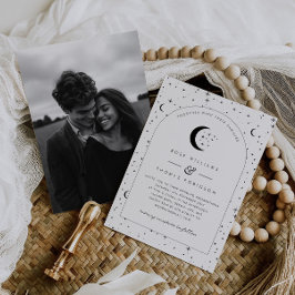 Foto på kelestial Arched Wedding Inbjudningar