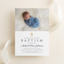 Foto på Kor Boy Baptism vid marinblå Religiösa