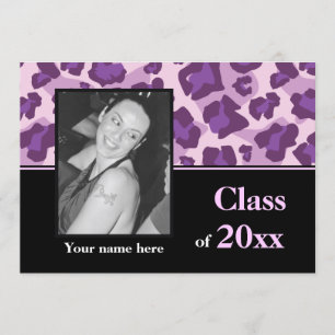 Foto på leopard i studenten 2015 inbjudningar