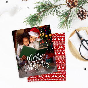 Foto på Lodrät Budgetera God jul-kalligrafi