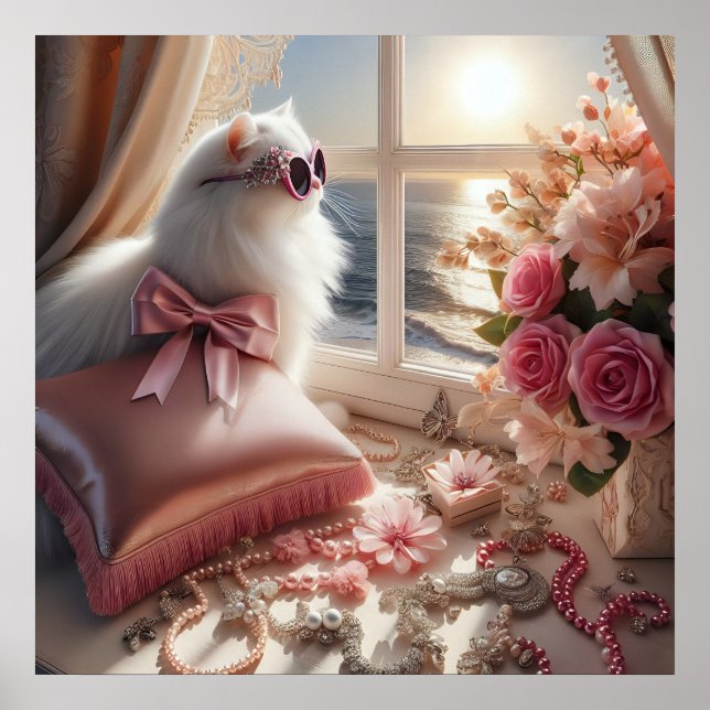 Foto på lyxlivsstilen Glamor mode Poster (Framsidan)