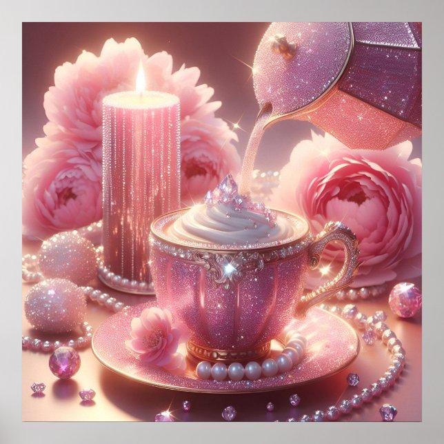 Foto på lyxlivsstilen Glamor mode Poster (Framsidan)