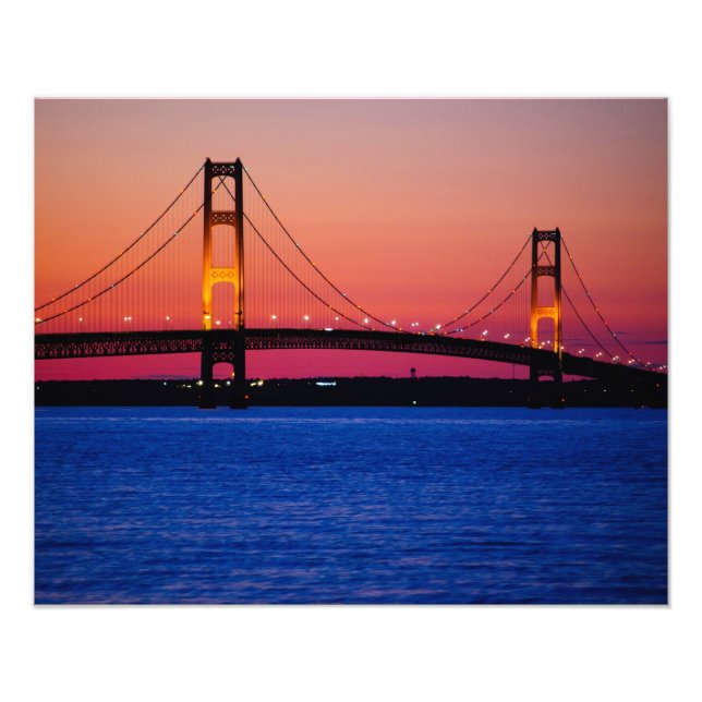 Foto på Mackinac Bridge (Framsidan)