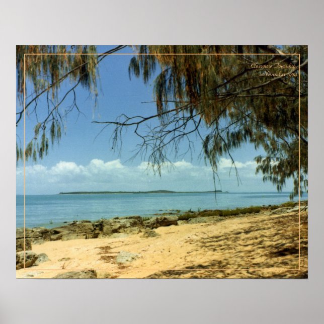 Foto på markyta av vintage poster (Framsidan)