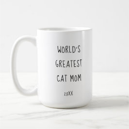 Foto på Meowy Catmas Världsmästare Cat Mamma namn Kaffemugg