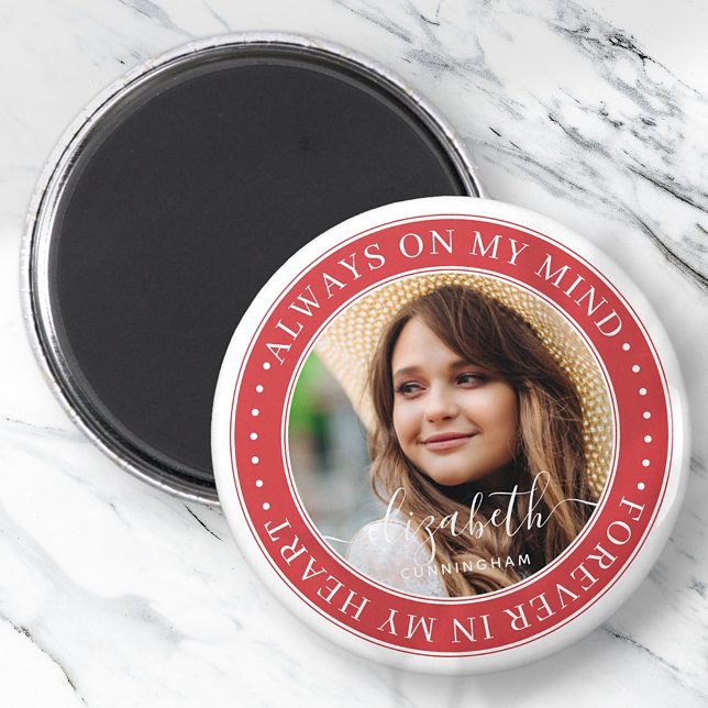 Foto på Mind-Eleganten Memorial Alltid på minnen Magnet (Skapare uppladdad)