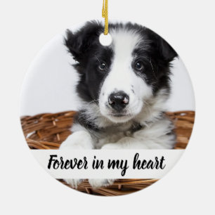 Foto på Minnes hund Julgransprydnad Keramik