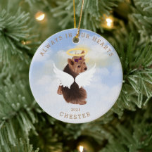 foto på minnesängeln hundar vingar