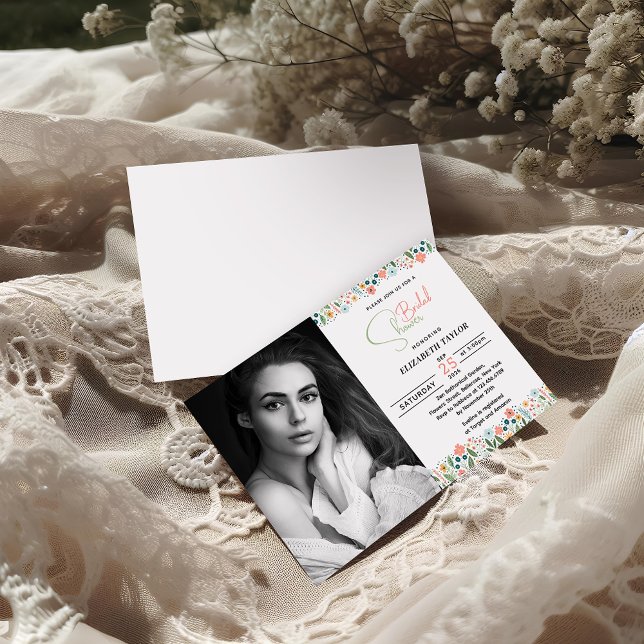 Foto på Möhippan Cute Retro Flower Inbjudningar (Skapare uppladdad)