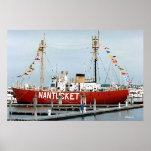 Foto på Nantucket Lightship Photo Poster