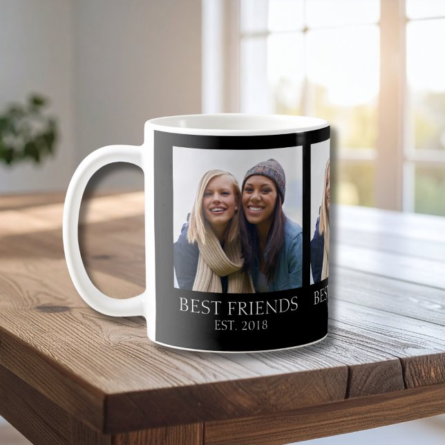 Foto på när bästa vänner blev vänner kaffemugg (Skapare uppladdad)