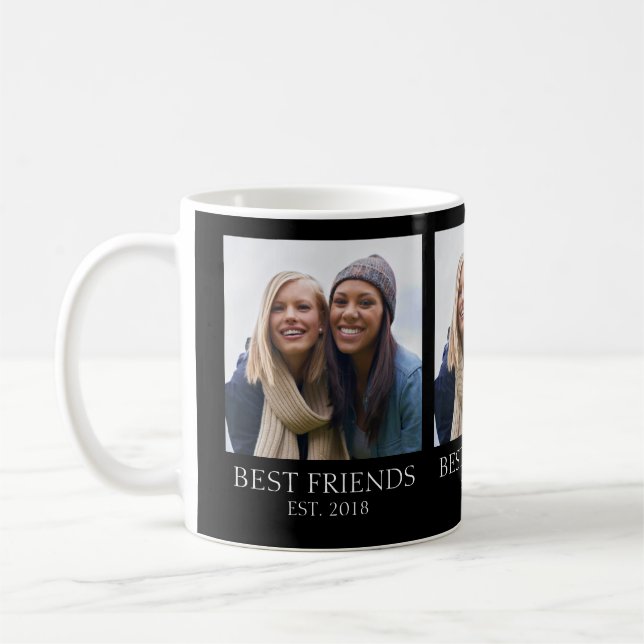 Foto på när bästa vänner blev vänner kaffemugg (Vänster)