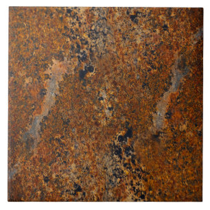 Foto på naturlig Abstrakt från Rust Yta Kakelplatta