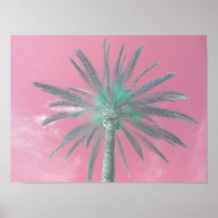 Foto på nedladdningsbar Rosa Handflatan Träd Pop A Poster