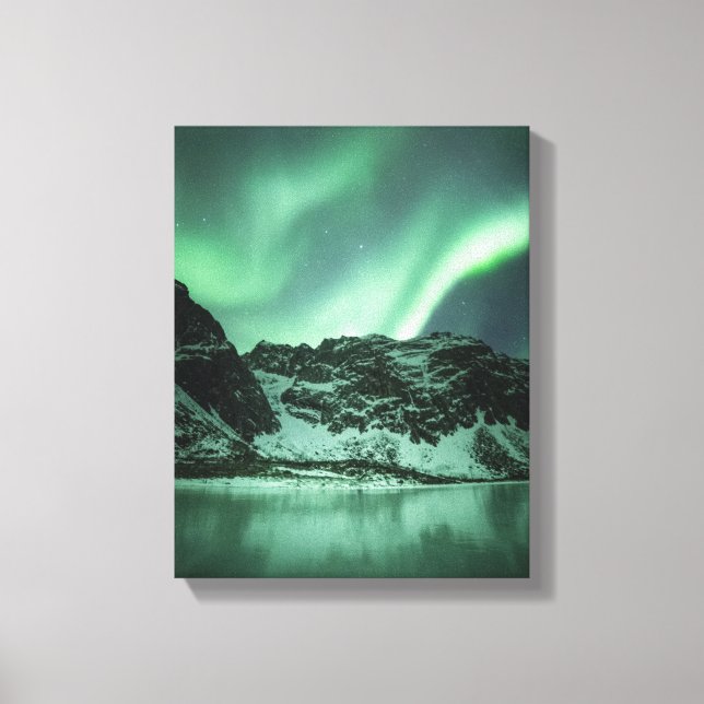 Foto på norra Ljus Canvastryck (Framsida)