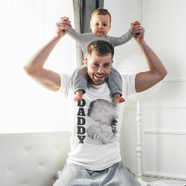 Foto på pappa Brushed Effect T Shirt