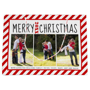 Foto på personlig God jul red rand