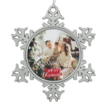 Foto på personlig och namn-julmas