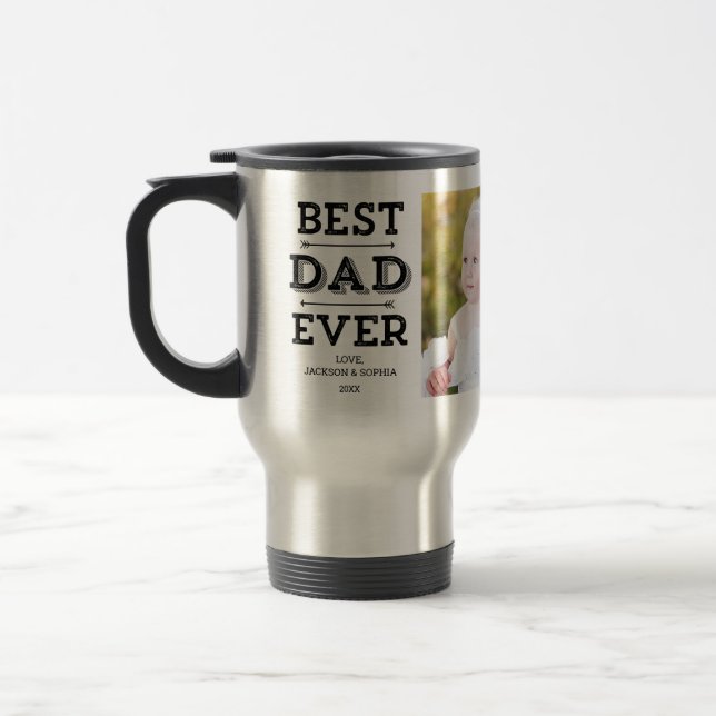 Foto på Personligen Bästa Pappa någonsin Resemugg (Vänster)