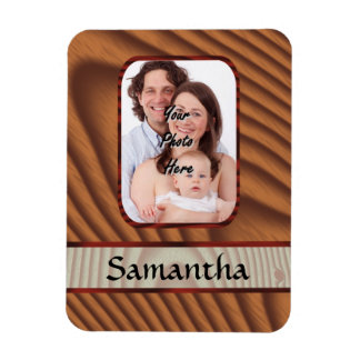 Foto på personligen Faux wooden Magnet
