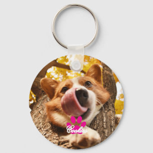 Foto på Personligen hundägare och Pet namn Nyckelring