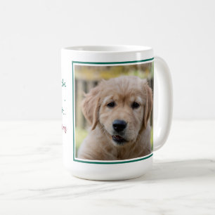 Foto på Pet-foto för Rolig hund Pappa God jul Kaffemugg