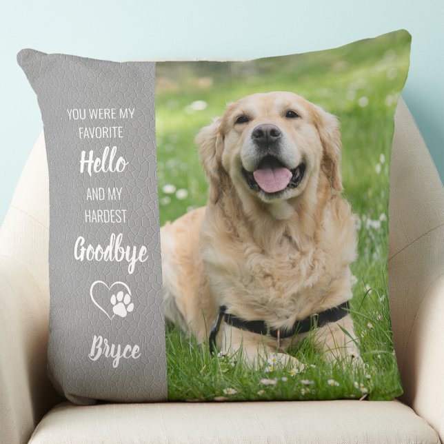 Foto på Pet Memorial Gift Personlig Hund Kudde (Skapare uppladdad)
