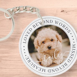 Foto på Pet Memorial Loved bortom Ord Elegant Chic