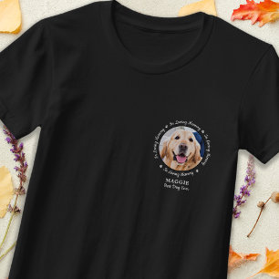 Foto på Pet Memorial Loving Memory Personlig Hund T Shirt