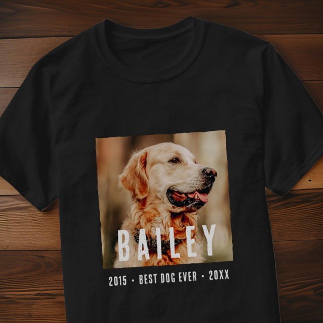 Foto på Pet Memorial Modern Bästa Hund någonsin An T Shirt (Skapare uppladdad)