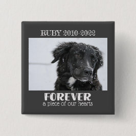 Foto på Pet Memorial Sympathy Photo Knapp