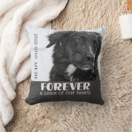 Foto på Pet Memorial Sympathy Photo Kudde