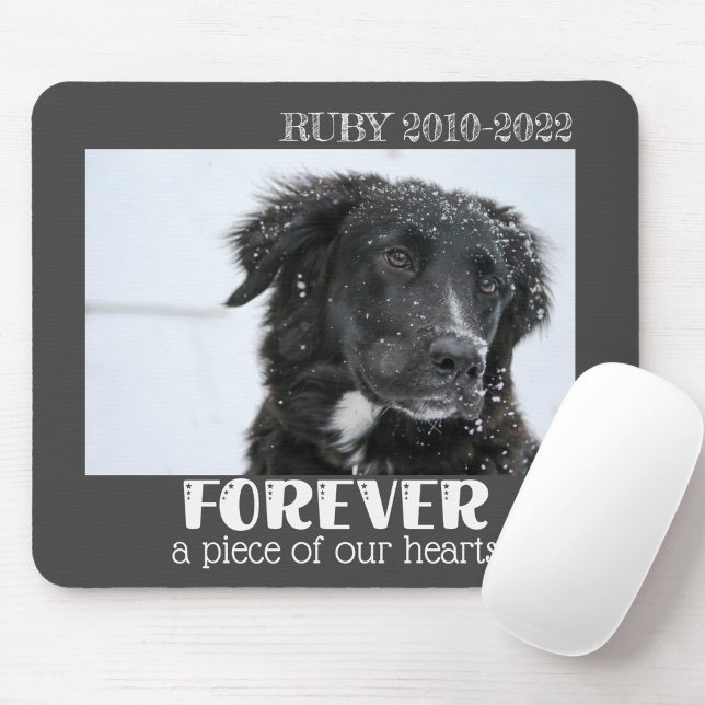 Foto på Pet Memorial Sympathy Photo Musmatta (Pet memorial mouse pad)
