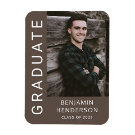 Foto på pojke i examenklass 2022 magnet