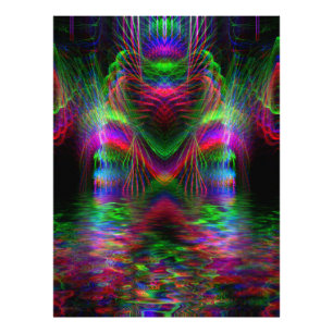 Foto på Psychedelic Rainbow Kärlek Hearts