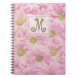 Foto på  Rosa Monogram Daisys Anteckningsbok