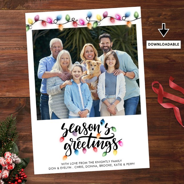 Foto på Säsonhälsningar i julafton Ljus Julkort (Skapare uppladdad)