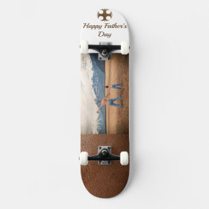 Foto på snö bergsberget Far Mini Skateboard Bräda 18,5 Cm