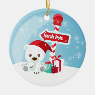 Foto på Snö Globe i klump - julklapp Julgransprydnad Keramik